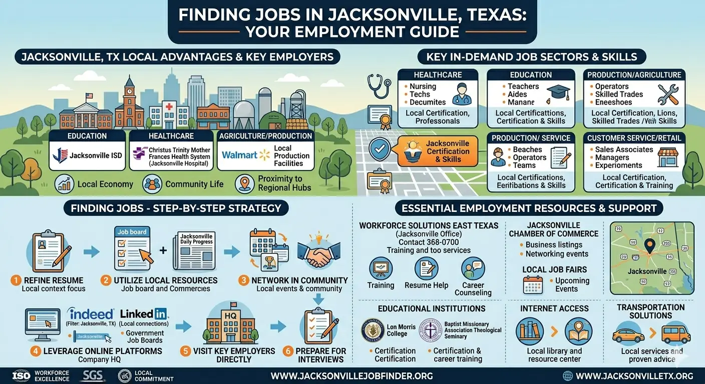 employment jacksonville tx job search guide