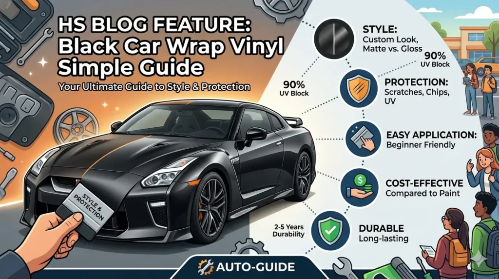 Black Car Wrap Vinyl